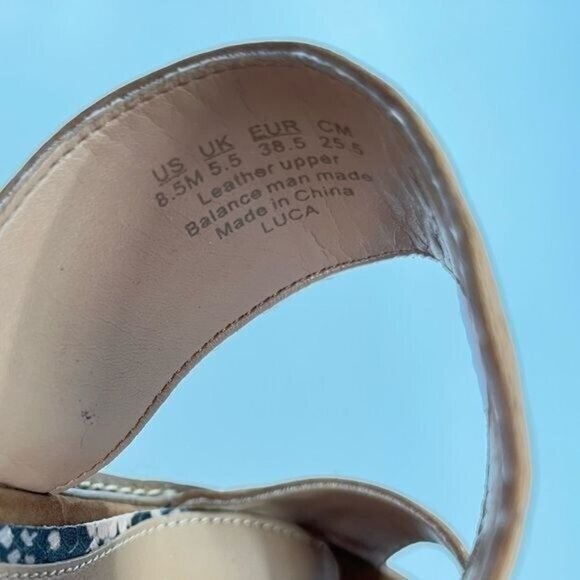 Sam Edelman Women's Luca Espadrille Wedge platform Sandals 8.5 - Picture 5 of 7